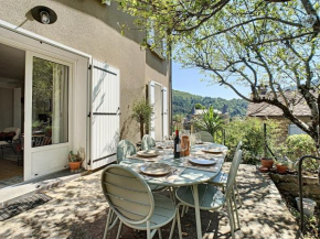 Maison 4 chambres et jardin, Florac vue sur château